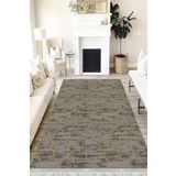 Motto Hali Modern Perla Soft Kaymaz Tabanlı Yıkanabilir Antibakteriyel Dijital Baskı Modern Halı Yolluk, MD-0009G-PRL-80X300