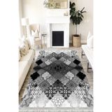 Motto Hali Modern Perla Soft Kaymaz Tabanlı Yıkanabilir Antibakteriyel Dijital Baskı Modern Halı Yolluk, MD-0012A-PRL-200X300