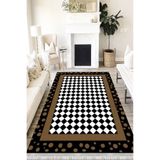 Motto Hali Modern Perla Soft Kaymaz Tabanlı Yıkanabilir Antibakteriyel Dijital Baskı Modern Halı Yolluk, MD-0022A-PRL-100X200