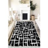 Motto Hali Modern Perla Soft Kaymaz Tabanlı Yıkanabilir Antibakteriyel Dijital Baskı Modern Halı Yolluk, MD-0025A-PRL-80X300