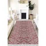 Motto Hali Modern Perla Soft Kaymaz Tabanlı Yıkanabilir Antibakteriyel Dijital Baskı Modern Halı Yolluk, MD-0030C-PRL-120X180