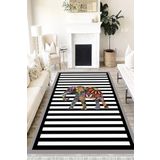 Motto Hali Modern Perla Soft Kaymaz Tabanlı Yıkanabilir Antibakteriyel Dijital Baskı Modern Halı Yolluk, MD-0038G-PRL-80X300