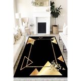 Motto Hali Modern Perla Soft Kaymaz Tabanlı Yıkanabilir Antibakteriyel Dijital Baskı Modern Halı Yolluk, MD-0046B-PRL-160X230