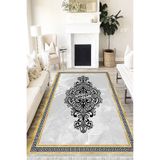 Motto Hali Modern Perla Soft Kaymaz Tabanlı Yıkanabilir Antibakteriyel Dijital Baskı Modern Halı Yolluk, MD-0094A-PRL-80X300