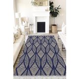Motto Hali Modern Punto Kaymaz Dot Tabanlı Yıkanabilir Antibakteriyel Dijital Baskı Modern Halı Yolluk, MD-0005B-PNT-120X180