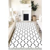 Motto Hali Modern Punto Kaymaz Dot Tabanlı Yıkanabilir Antibakteriyel Dijital Baskı Modern Halı Yolluk, MD-0011B-PNT-80X300