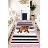 Motto Hali Modern Punto Kaymaz Dot Tabanlı Yıkanabilir Antibakteriyel Dijital Baskı Modern Halı Yolluk, MD-0039F-PNT-200X300