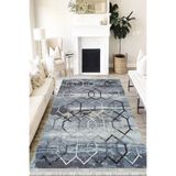 Motto Hali Modern Punto Kaymaz Dot Tabanlı Yıkanabilir Antibakteriyel Dijital Baskı Modern Halı Yolluk, MD-0041B-PNT-200X300