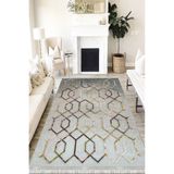 Motto Hali Modern Punto Kaymaz Dot Tabanlı Yıkanabilir Antibakteriyel Dijital Baskı Modern Halı Yolluk, MD-0041C-PNT-160X230