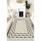 Motto Hali Modern Punto Kaymaz Dot Tabanlı Yıkanabilir Antibakteriyel Dijital Baskı Modern Halı Yolluk, MD-0072A-PNT-80X300