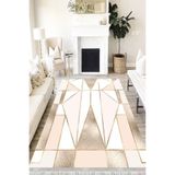 Motto Hali Modern Punto Kaymaz Dot Tabanlı Yıkanabilir Antibakteriyel Dijital Baskı Modern Halı Yolluk, MD-0076A-PNT-200X300