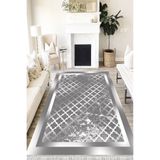 Motto Hali Modern Punto Kaymaz Dot Tabanlı Yıkanabilir Antibakteriyel Dijital Baskı Modern Halı Yolluk, MD-0080I-PNT-200X300