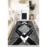 Motto Hali Modern Punto Kaymaz Dot Tabanlı Yıkanabilir Antibakteriyel Dijital Baskı Modern Halı Yolluk, MD-0083A-PNT-120X180
