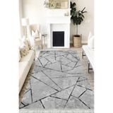 Motto Hali Modern Punto Kaymaz Dot Tabanlı Yıkanabilir Antibakteriyel Dijital Baskı Modern Halı Yolluk, MD-0086D-PNT-120X180