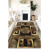 Motto Hali Modern Punto Kaymaz Dot Tabanlı Yıkanabilir Antibakteriyel Dijital Baskı Modern Halı Yolluk, MD-0117B-PNT-120X180