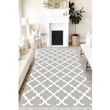 Motto Hali Modern Verona Kaymaz Deri Tabanlı Yıkanabilir Antibakteriyel Dijital Baskı Modern Halı Yolluk, MD-0006A-VRN-80X300