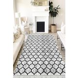 Motto Hali Modern Verona Kaymaz Deri Tabanlı Yıkanabilir Antibakteriyel Dijital Baskı Modern Halı Yolluk, MD-0010J-VRN-80X300