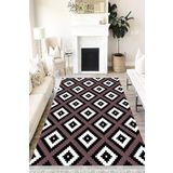 Motto Hali Modern Verona Kaymaz Deri Tabanlı Yıkanabilir Antibakteriyel Dijital Baskı Modern Halı Yolluk, MD-0020A-VRN-160X230