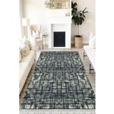 Motto Hali Modern Verona Kaymaz Deri Tabanlı Yıkanabilir Antibakteriyel Dijital Baskı Modern Halı Yolluk, MD-0029C-VRN-80X300