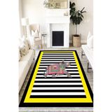Motto Hali Modern Verona Kaymaz Deri Tabanlı Yıkanabilir Antibakteriyel Dijital Baskı Modern Halı Yolluk, MD-0038C-VRN-80X300