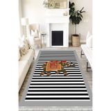 Motto Hali Modern Verona Kaymaz Deri Tabanlı Yıkanabilir Antibakteriyel Dijital Baskı Modern Halı Yolluk, MD-0039C-VRN-200X300