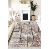 Motto Hali Modern Verona Kaymaz Deri Tabanlı Yıkanabilir Antibakteriyel Dijital Baskı Modern Halı Yolluk, MD-0047E-VRN-100X200