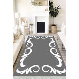 Motto Hali Modern Verona Kaymaz Deri Tabanlı Yıkanabilir Antibakteriyel Dijital Baskı Modern Halı Yolluk, MD-0049C-VRN-160X230
