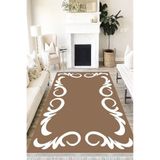 Motto Hali Modern Verona Kaymaz Deri Tabanlı Yıkanabilir Antibakteriyel Dijital Baskı Modern Halı Yolluk, MD-0049J-VRN-100X200