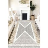 Motto Hali Modern Verona Kaymaz Deri Tabanlı Yıkanabilir Antibakteriyel Dijital Baskı Modern Halı Yolluk, MD-0058A-VRN-100X200