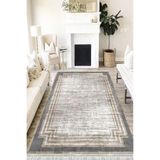 Motto Hali Modern Verona Kaymaz Deri Tabanlı Yıkanabilir Antibakteriyel Dijital Baskı Modern Halı Yolluk, MD-0081D-VRN-80X300