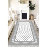 Motto Hali Modern Verona Kaymaz Deri Tabanlı Yıkanabilir Antibakteriyel Dijital Baskı Modern Halı Yolluk, MD-0099B-VRN-80X300