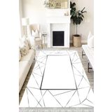 Motto Hali Modern Verona Kaymaz Deri Tabanlı Yıkanabilir Dijital Baskı Modern Halı Yolluk, MD-0032C-VRN-100X200
