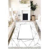 Motto Hali Modern Verona Kaymaz Deri Tabanlı Yıkanabilir Dijital Baskı Modern Halı Yolluk, MD-0032C-VRN-80X200