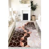 Motto Hali Modern Westa Kaymaz Tabanlı Yıkanabilir Antibakteriyel Dijital Baskı Modern Halı Kilim, MD-0033D-WST-100X200