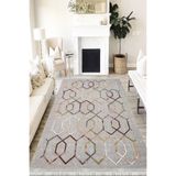 Motto Hali Modern Westa Kaymaz Tabanlı Yıkanabilir Antibakteriyel Dijital Baskı Modern Halı Kilim, MD-0041F-WST-200X300