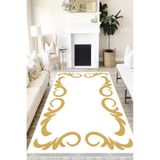 Motto Hali Modern Westa Kaymaz Tabanlı Yıkanabilir Antibakteriyel Dijital Baskı Modern Halı Kilim, MD-0049A-WST-100X200