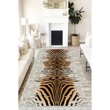 Motto Hali Modern Westa Kaymaz Tabanlı Yıkanabilir Antibakteriyel Dijital Baskı Modern Halı Kilim, MD-0082E-WST-200X300