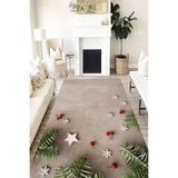 Motto Hali Modern Westa Kaymaz Tabanlı Yıkanabilir Antibakteriyel Dijital Baskı Modern Halı Kilim, MD-0107A-WST-100X200
