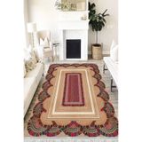Motto Hali Otantik Bambu Kumaş Perla Soft Kaymaz Tabanlı Yıkanabilir Antibakteriyel Dijital Baskı Halı Yolluk, OTN-4154A-PRL-120X300