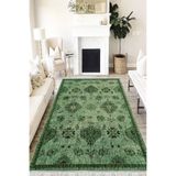 Motto Hali Otantik Bambu Kumaş Perla Soft Kaymaz Tabanlı Yıkanabilir Antibakteriyel Dijital Baskı Halı Yolluk, OTN-4195A-PRL-100X150