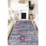 Motto Hali Otantik Bambu Kumaş Perla Soft Kaymaz Tabanlı Yıkanabilir Antibakteriyel Dijital Baskı Halı Yolluk, OTN-4196A-PRL-160X230