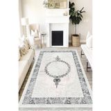 Motto Hali Otantik Cotton Şönil Kaymaz Tabanlı Yıkanabilir Antibakteriyel Dijital Baskı Halı Yolluk, OTN-4007D-CTN-200X300