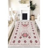 Motto Hali Otantik Cotton Şönil Kaymaz Tabanlı Yıkanabilir Antibakteriyel Dijital Baskı Halı Yolluk, OTN-4029A-CTN-80X300