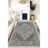 Motto Hali Otantik Cotton Şönil Kaymaz Tabanlı Yıkanabilir Antibakteriyel Dijital Baskı Halı Yolluk, OTN-4111C-CTN-160X230