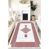Motto Hali Otantik Cotton Şönil Kaymaz Tabanlı Yıkanabilir Antibakteriyel Dijital Baskı Halı Yolluk, OTN-4146B-CTN-100X200