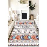 Motto Hali Otantik Cotton Şönil Kaymaz Tabanlı Yıkanabilir Antibakteriyel Dijital Baskı Halı Yolluk, OTN-4151A-CTN-100X200