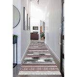 Motto Hali Otantik Cotton Şönil Yolluk Kaymaz Tabanlı Yıkanabilir Antibakteriyel Dijital Baskı Halı Yolluk, OTNN-4005D-CTN-80X300