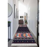 Motto Hali Otantik Cotton Şönil Yolluk Kaymaz Tabanlı Yıkanabilir Antibakteriyel Dijital Baskı Halı Yolluk, OTNN-4151B-CTN-160X230