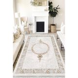 Motto Hali Otantik Perla Soft Kaymaz Tabanlı Yıkanabilir Antibakteriyel Dijital Baskı Halı Yolluk, OTN-4007A-PRL-80X300
