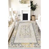 Motto Hali Otantik Perla Soft Kaymaz Tabanlı Yıkanabilir Antibakteriyel Dijital Baskı Halı Yolluk, OTN-4122A-PRL-80X300